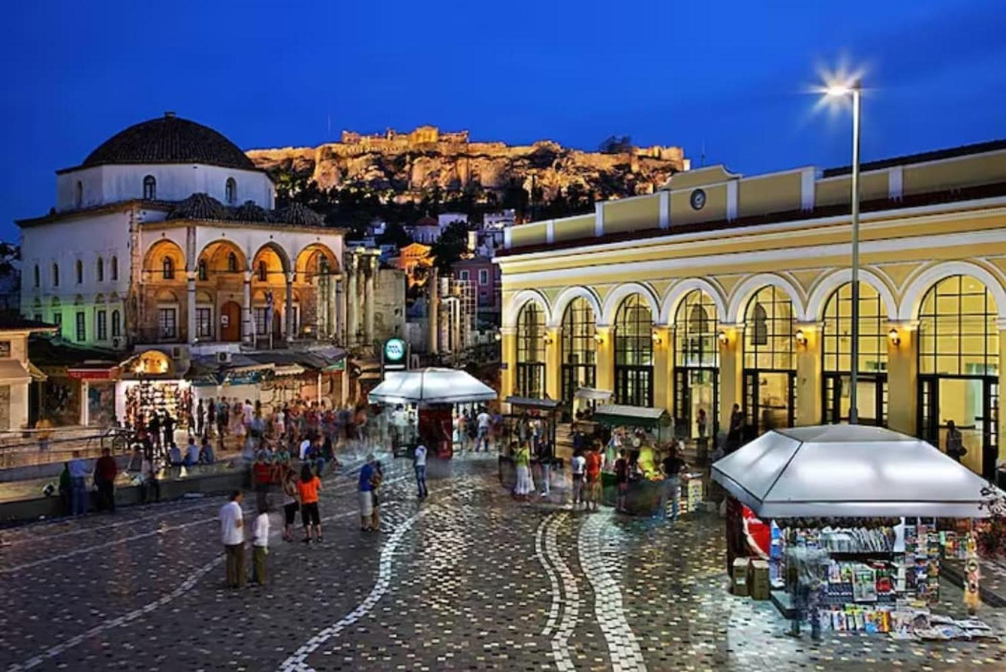 Milos 513 Plaka - Monastiraki By Superhost Hub Aten Exteriör bild
